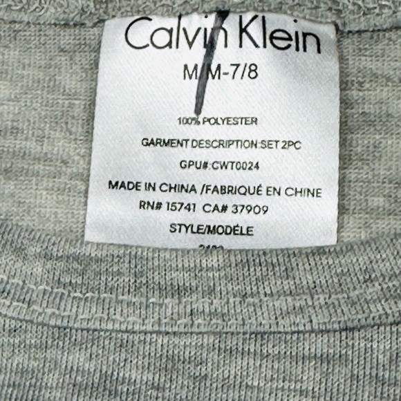 Calvin Klein Front Tie Tank Top Gray Size M - Picture 4 of 5